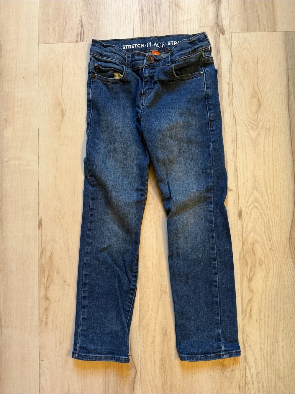 The Children's Place Dark Blue Stretch Kids Jeans